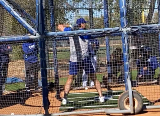 VIDEO: Dodgers’ Shohei Ohtani Hits on Field for First Time Since Surgery