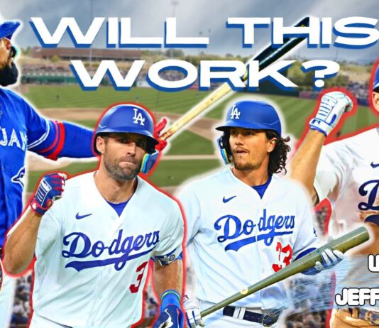 Is This Dodgers Outfield and Bench Going to Work?